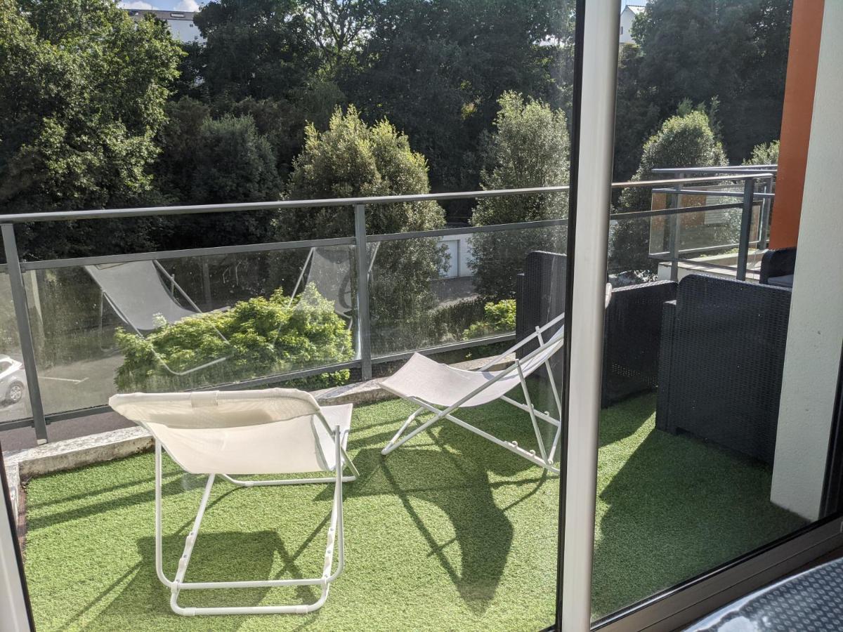 Appartement Saint Goustan : Vue sur la rivière Auray Extérieur photo