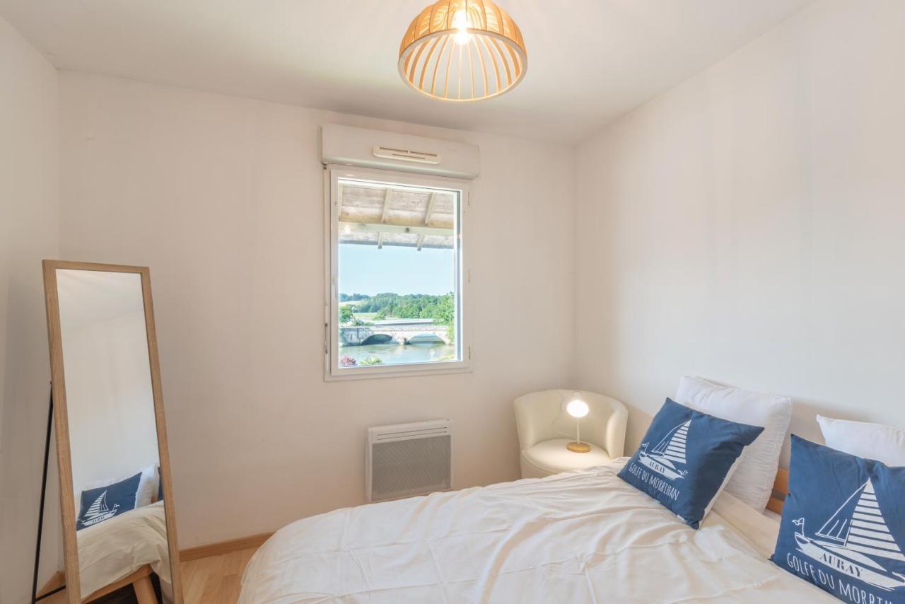 Appartement Saint Goustan : Vue sur la rivière Auray Extérieur photo