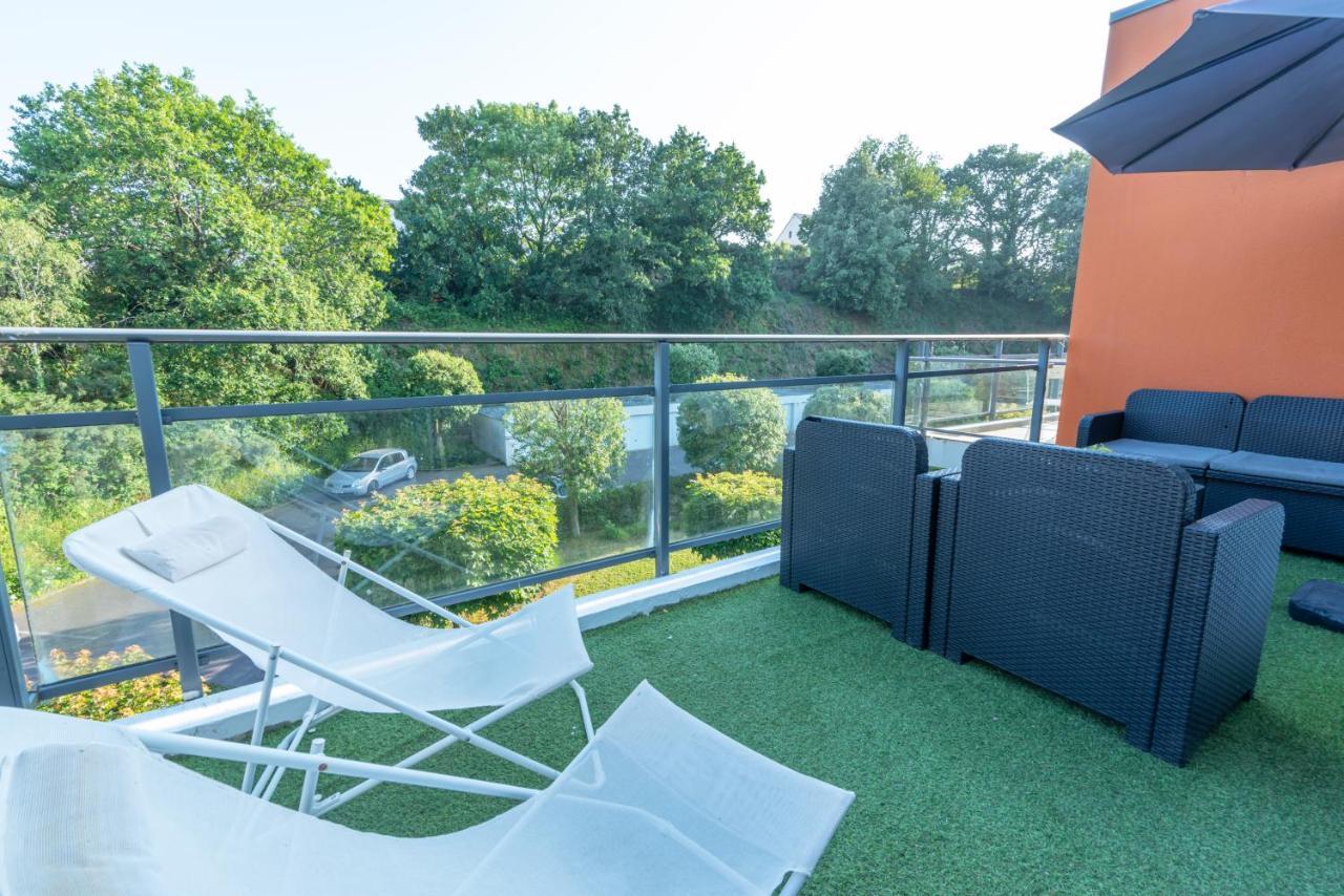 Appartement Saint Goustan : Vue sur la rivière Auray Extérieur photo