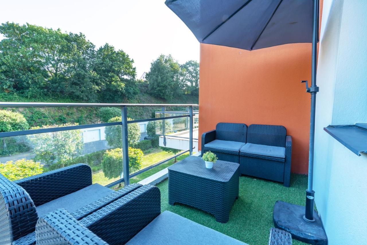Appartement Saint Goustan : Vue sur la rivière Auray Extérieur photo