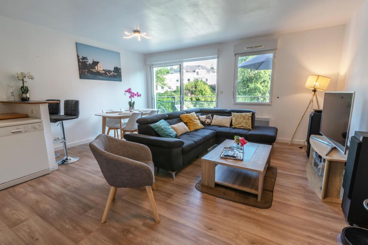 Appartement Saint Goustan : Vue sur la rivière Auray Extérieur photo